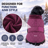 Magenta Quilted Winter Jacket||size:S,M,L,XL,2XL,3XL,4XL