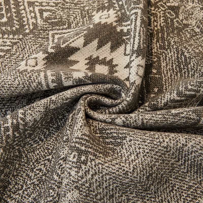 Rustic Boho Grey Couch Cover
