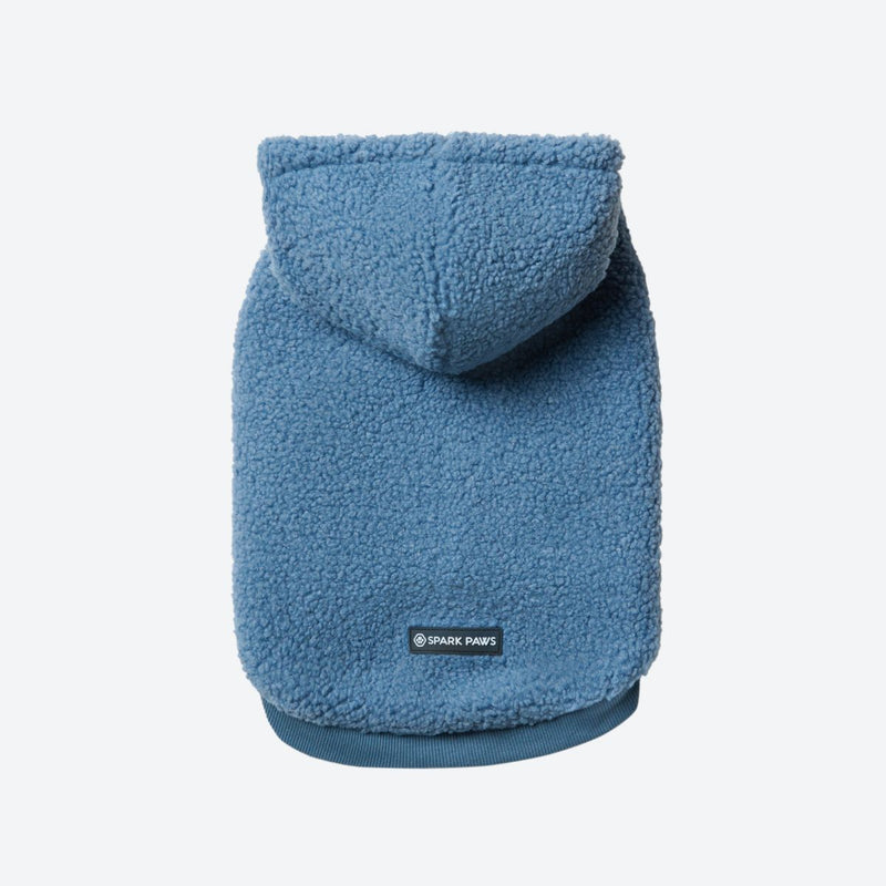 Teddy Sherpa Dog Sweater - Blue
