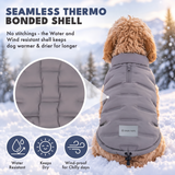 Grey Thermosonic Winter Jacket||size:S,M,L,XL,2XL,3XL,4XL
