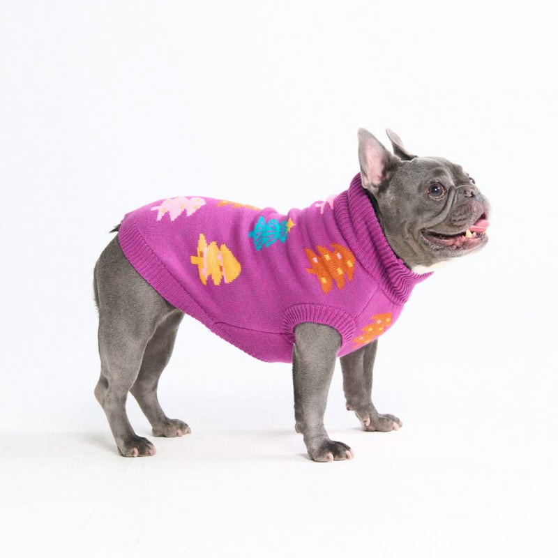 Candy Trees Magenta Sweater