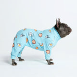Dog Pajama - Breakfast Blue