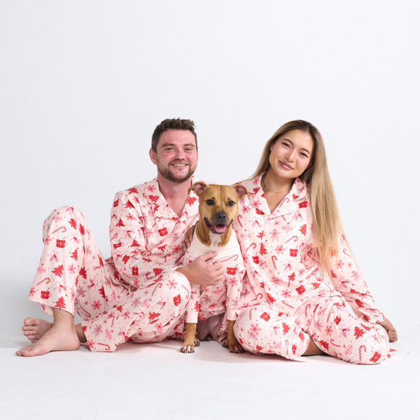 Human Pajama Pants - Candy Cane