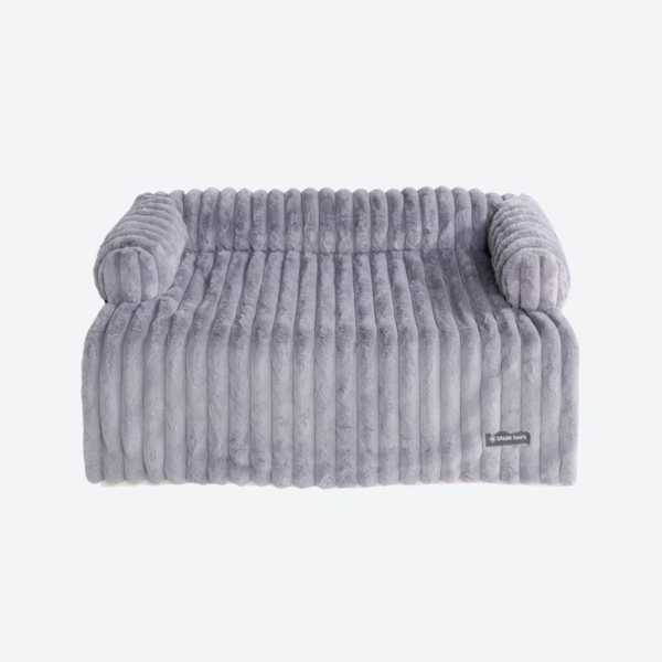 Luxury Couch Cover Dog Bed - Grey
