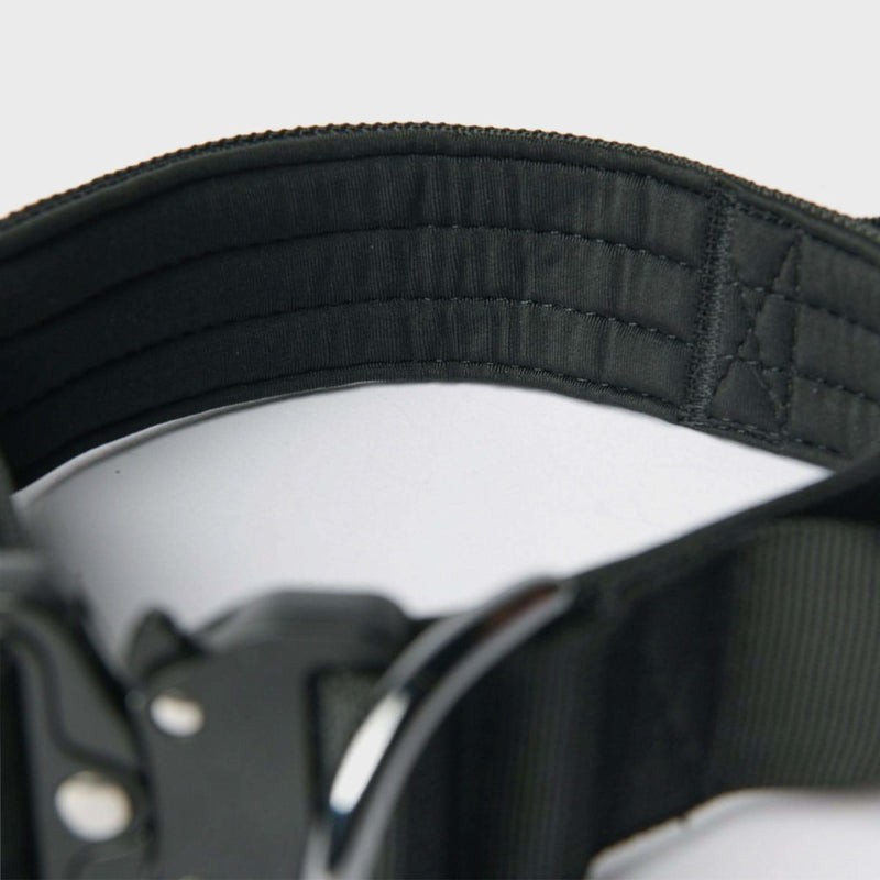 Tactical Dog Collar Set - Black (1.5"/4cm)