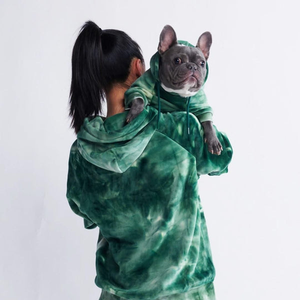 Velvet Human Hoodie - Emerald Green