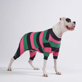 Dog Pajama - Black Green Pink