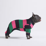 Dog Pajama - Black Green Pink