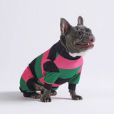 Dog Pajama - Black Green Pink
