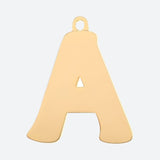 Initial Letter Jewelry Tag - A