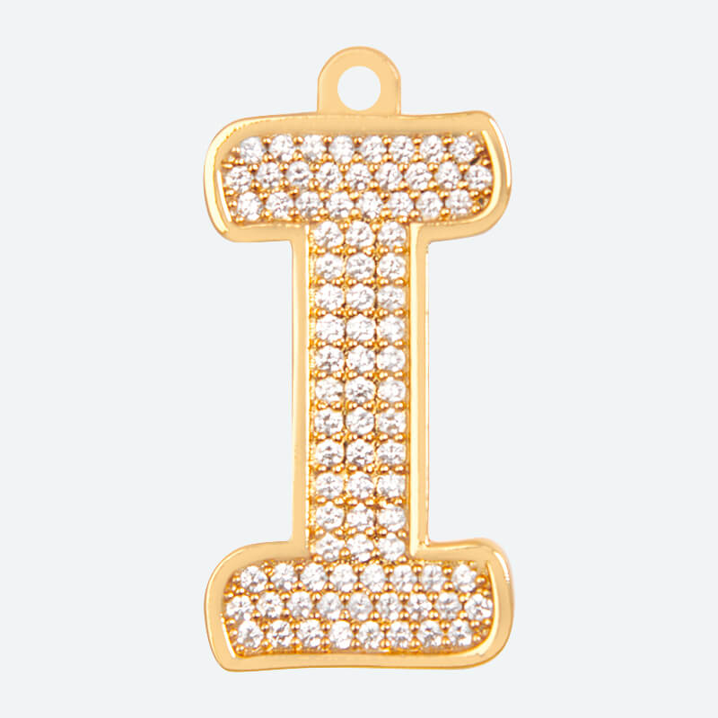 Initial Letter Jewelry Tag - I