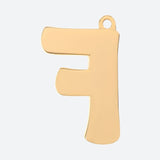 Initial Letter Jewelry Tag - F