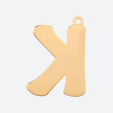 Initial Letter Jewelry Tag - K