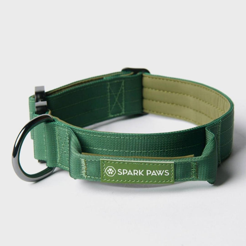Tactical Dog Collar - Army Green (1.5"/4cm)